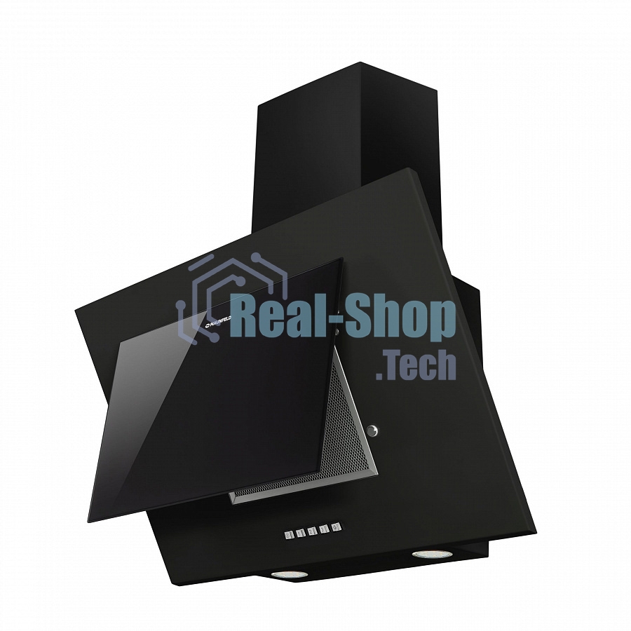 Вытяжка наклонная Maunfeld Tower C 60 черный, 60 см, 650 куб. м/ч, 51 дБ