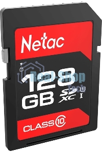 Флеш карта Netac P600 SDHC 128Gb U1/C10 up to 80Mb/s, retail pack