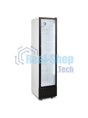 Холодильная витрина Бирюса Б-B390D черный однокамерный 385 л