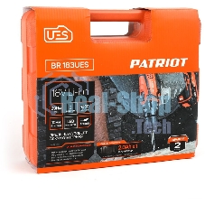 Дрель-шуруповерт аккумуляторная Patriot BR 183UES, Аккумуляторная, 18В, Кейс