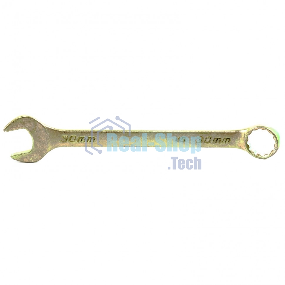 Ключ комбинированный Сибртех, 30 мм, желтый цинк 14988