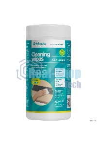 Чистящие салфетки Defender ECO для поверхностей офисной техники, (не применять для ЖК- экранов!)/туба/100 шт/Россия