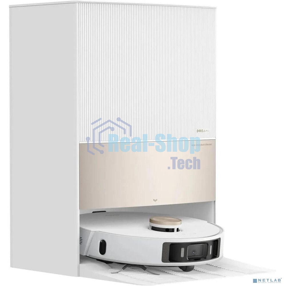 Робот-пылесос DreameBot RLX41CE L20 Ultra Complete белый, 75 Вт, 6400 мА·ч Li-Ion, уборка сухая/влажная, пылесборник контейнер 0.35 л