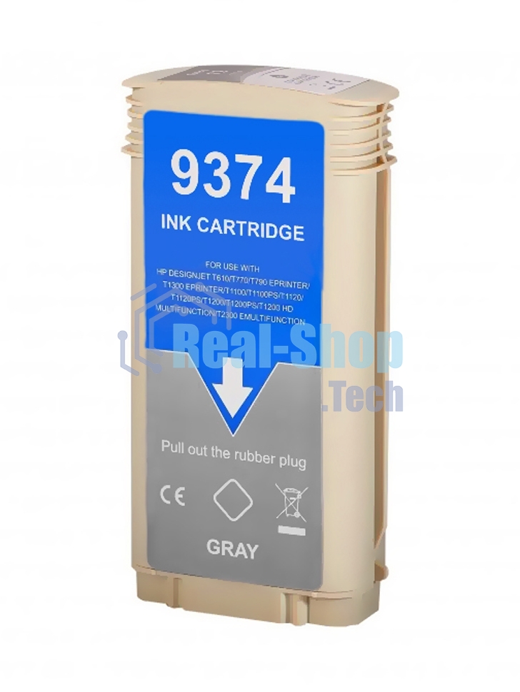 Картридж струйный NVPrint 72 (NV-C9374A) Gray для HP DesignJet T1100, T1120, T1200, T1300, T610, T620, T770, T790, T2300, T795 (130 мл)