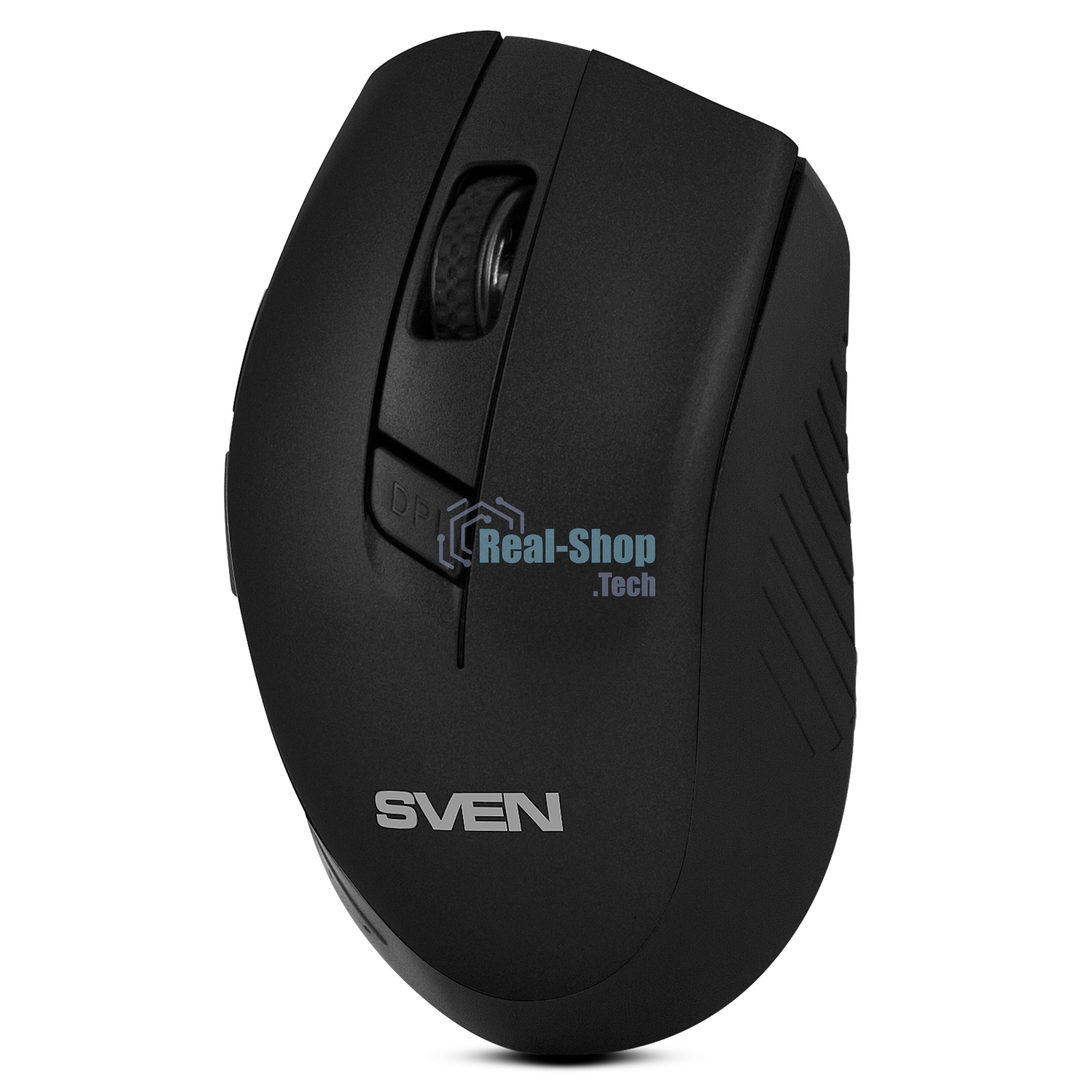 Мышь беспроводная SVEN RX-425W черный, 1600 dpi, радиоканал, USB, кнопки - 6