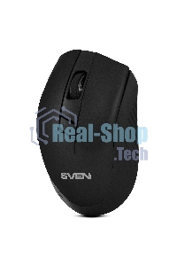 Мышь беспроводная SVEN RX-425W черный, 1600 dpi, радиоканал, USB, кнопки - 6