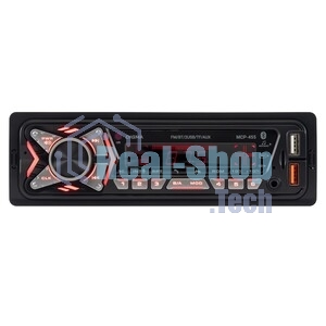 Автомагнитола Digma MCP-455, 1 DIN, Bluetooth, USB Type-A, AUX, пульт ДУ
