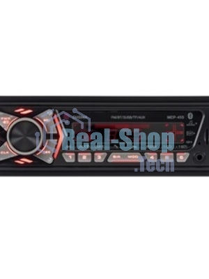 Автомагнитола Digma MCP-455, 1 DIN, Bluetooth, USB Type-A, AUX, пульт ДУ