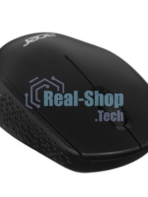 Мышь беспроводная Acer OMR020 черный, 1200 dpi, радиоканал, USB, кнопки - 3