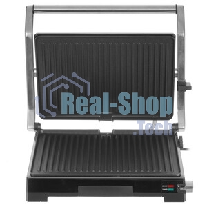Гриль-пресс электрический BRAYER BR2005, 2000 Вт, антиприг.покр.пласт 34x23,5 см, темп 230 С,рег.выс