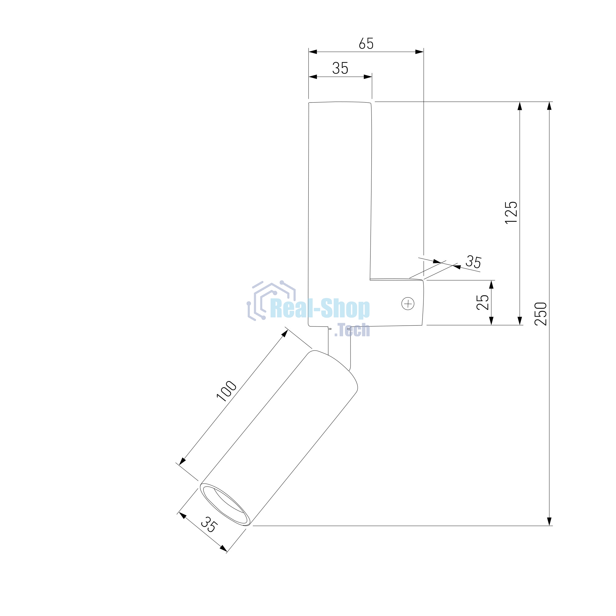 40020/1 LED / настенный светильник / белый