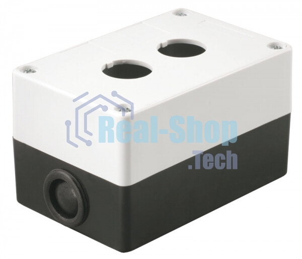 Корпус КП102 IEK BKP10-2-K01 для кнопок 2места белый