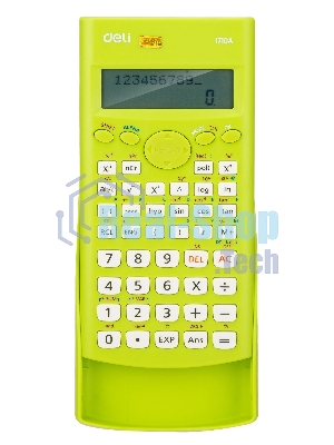Калькулятор научный Deli E1710A/GRN зеленый 10+2-разр.