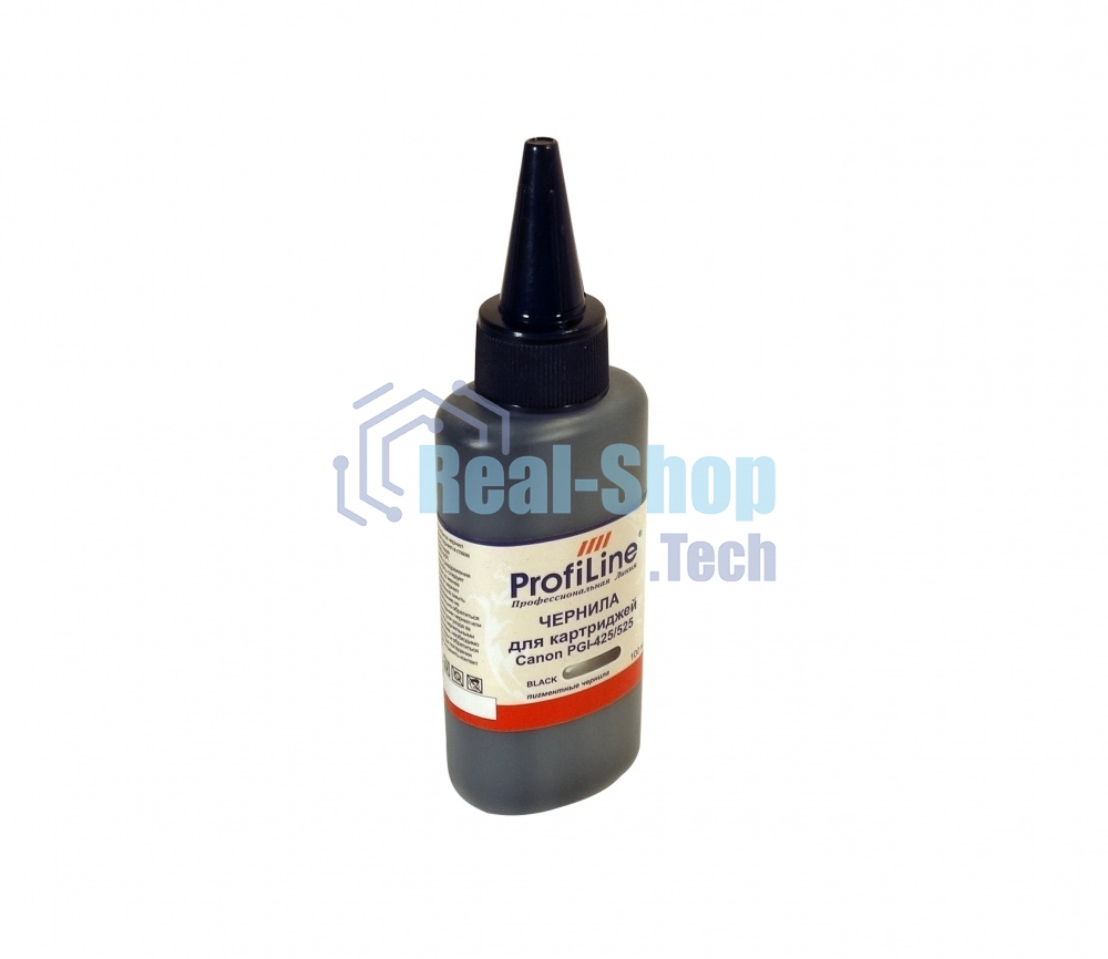 Чернила ProfiLine PL-PGI-425/525 для принтеров Canon iP4820/iP4840/iP4850/iP4870/MG6120/MG6140/MG6150/MG6170/MG8120/MG8140/MG8150/MG8170 черный водные 100 мл