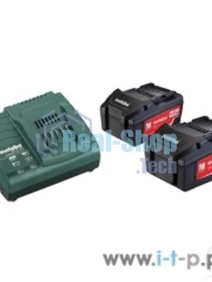 Набор аккумуляторов Metabo в + ЗУ 2 акк 4.0А·ч 18В+ЗУ ASC 30-36
