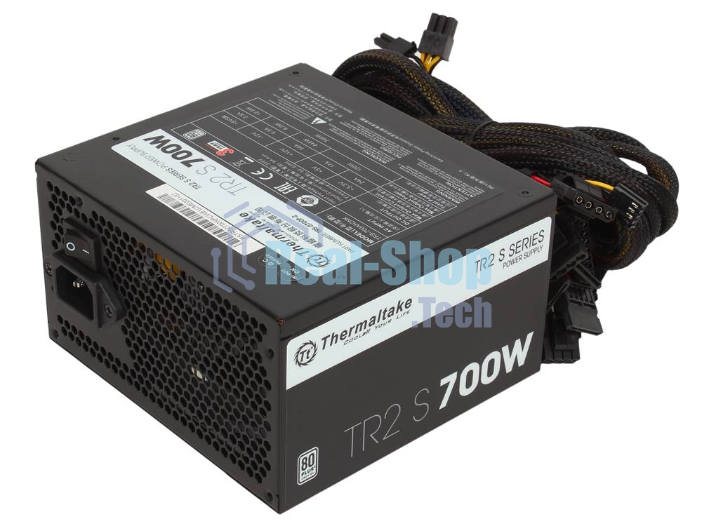 Блок питания Thermaltake TR2 S 700W (PS-TRS-0700NPCWEU-2), 700Вт, 80 PLUS, 120мм, черный