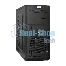 Компьютерный корпус Miditower ExeGate CP-603UB Black, ATX, (CP500W, 80мм), 2*USB+2*USB 3.0, Audio, замок блокировки кнопки питания