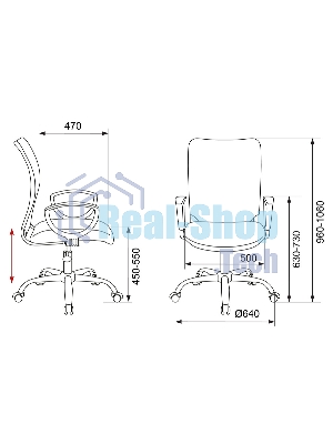 Кресло Бюрократ CH-599AXSL/32G/TW-11 серый/черный, сетка, 120 кг, механизм качания