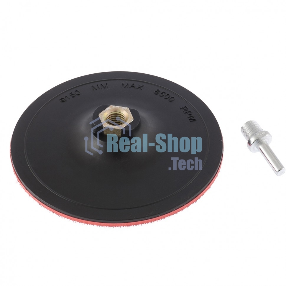 Насадка Matrix для дрели и УШМ с липучкой, 150 мм, твердая