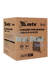 Тепловая пушка керамическая MTX SHCL-3000, квадратная, 230 В, 480 м3/ч, 1/3 кВт