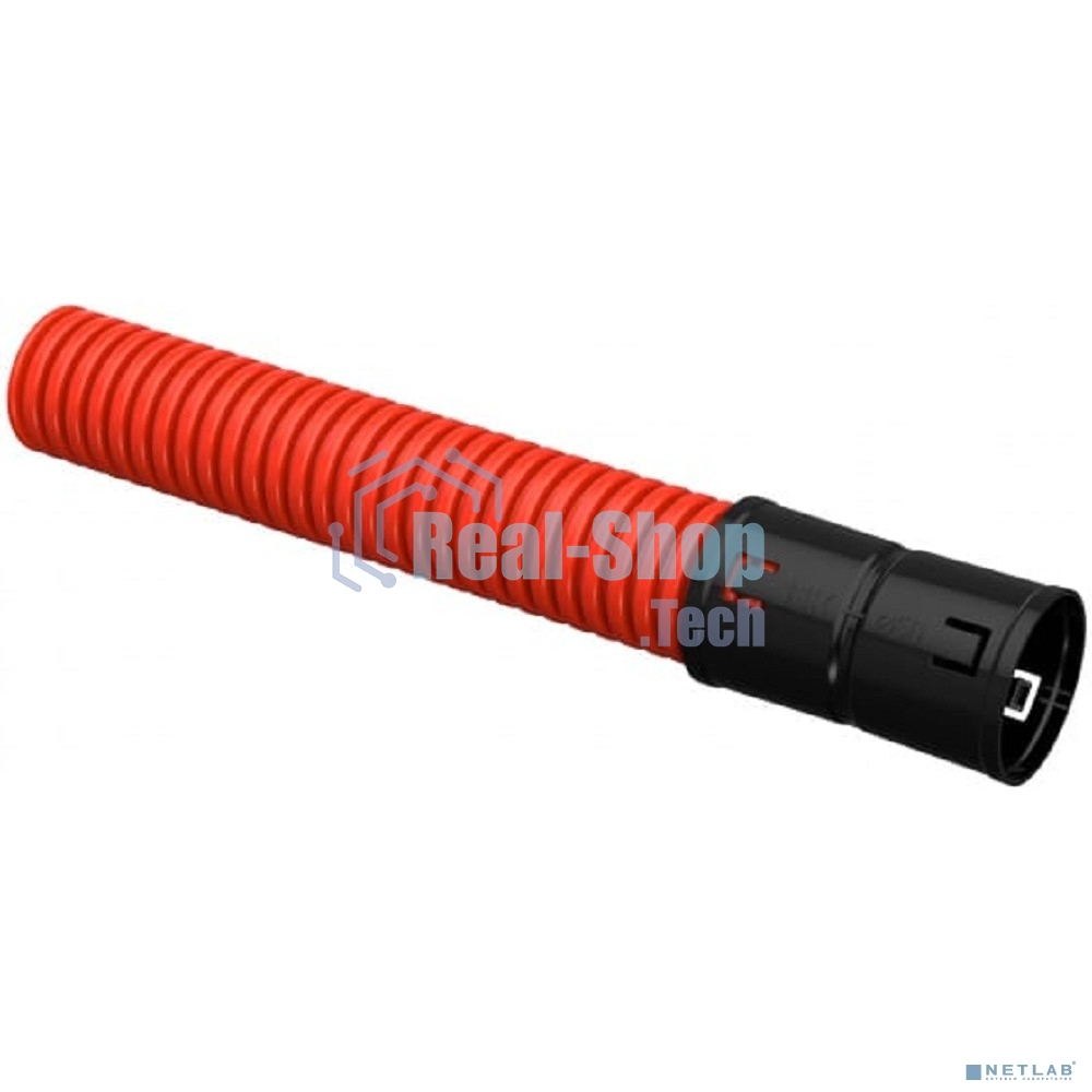 Труба гофрированная двустенная ПНД d50 мм красн. (уп. 50 м) ИЭК CTG12-050-K04-050-R/CTG12-050-K04-050