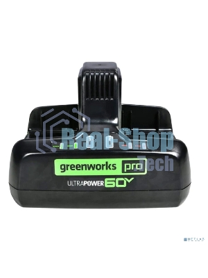 Быстрое зарядное устройство для двух аккумуляторов Greenworks G60DC10, 60V, 10А 2954407