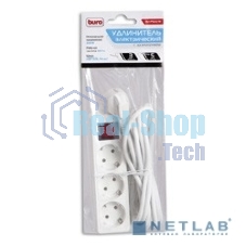 Сетевой удлинитель Buro BU-PS3.5/W 5 м (3 розетки) белый (пакет ПЭ)