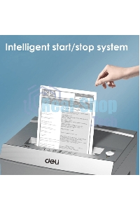 Шредер Deli ET096 серебристый (секр.P-5) фрагменты 16лист. 30лтр. CD