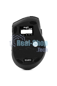 Мышь беспроводная SVEN RX-425W черный, 1600 dpi, радиоканал, USB, кнопки - 6