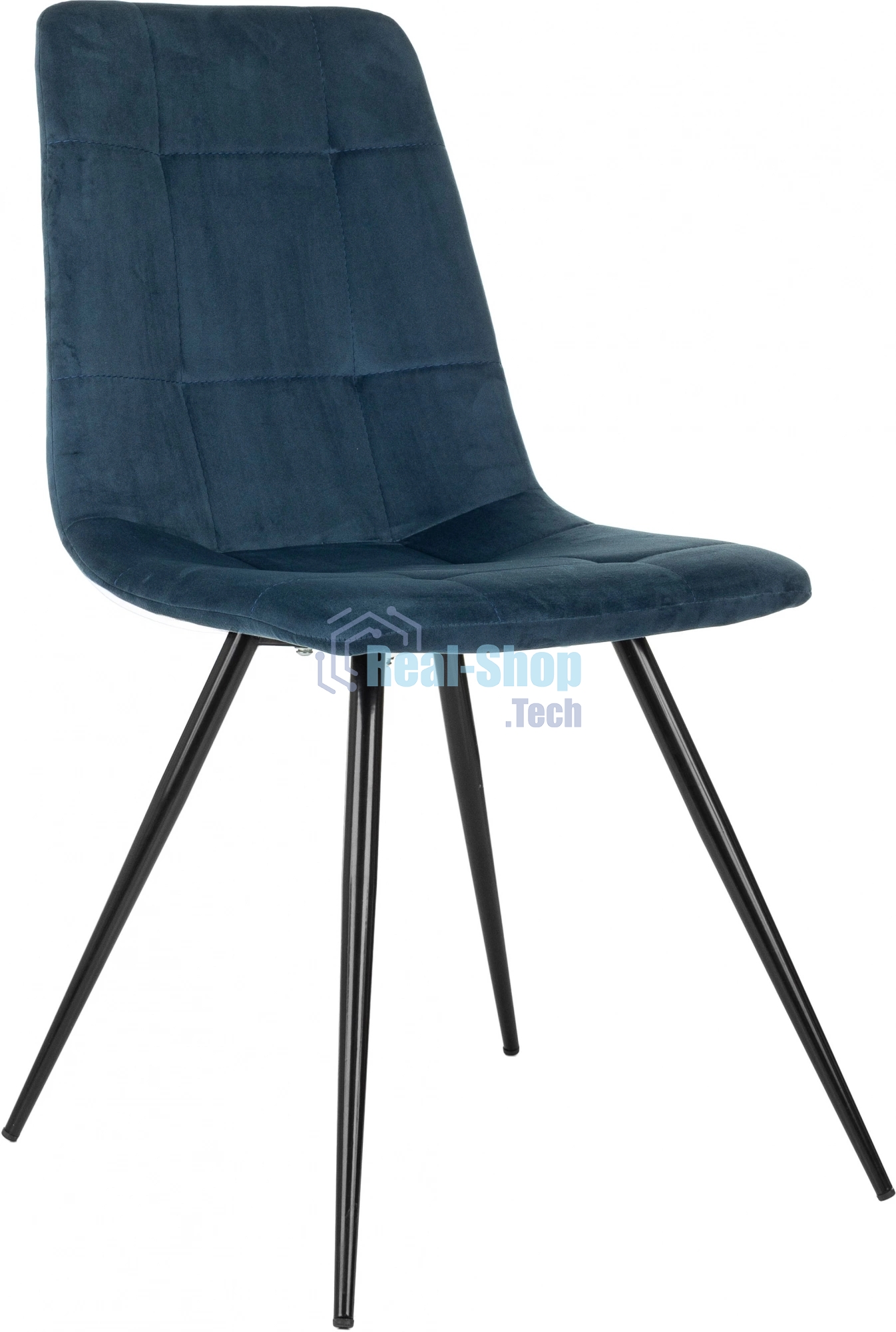 Стул для дома Бюрократ CH-K1_4 комплект 4 шт синий Holland 58 металл черный на ножках