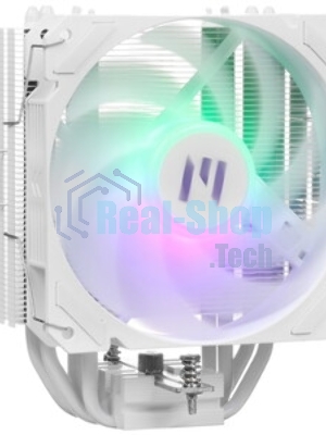 Кулер ZALMAN CNPS9X PERFORMA WHITE ARGB, 120мм FAN, 4 HEAT PIPES, 4-PIN PWM, 700-1800 RPM, 28DBA MAX, HYDRO BEARING, FULL SOCKET SUPPORT