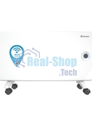 Конвектор электрический Thermex Frame 1500E белый, 1500 Вт, 20 м2, термостат, дисплей