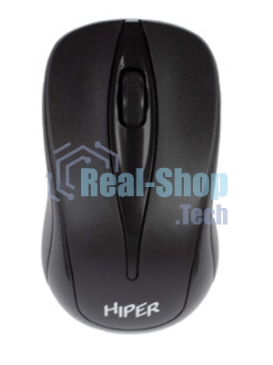 Мышь беспроводная HIPER HOMW-061 черный, 1000 dpi, радиоканал, USB, кнопки - 3