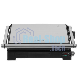 Гриль-пресс электрический BRAYER BR2005, 2000 Вт, антиприг.покр.пласт 34x23,5 см, темп 230 С,рег.выс