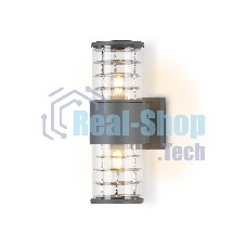 Светильник Ambrella light ST2523/2 GR/CL серый/прозрачный IP54 E27/2 max 40W 305*110*155