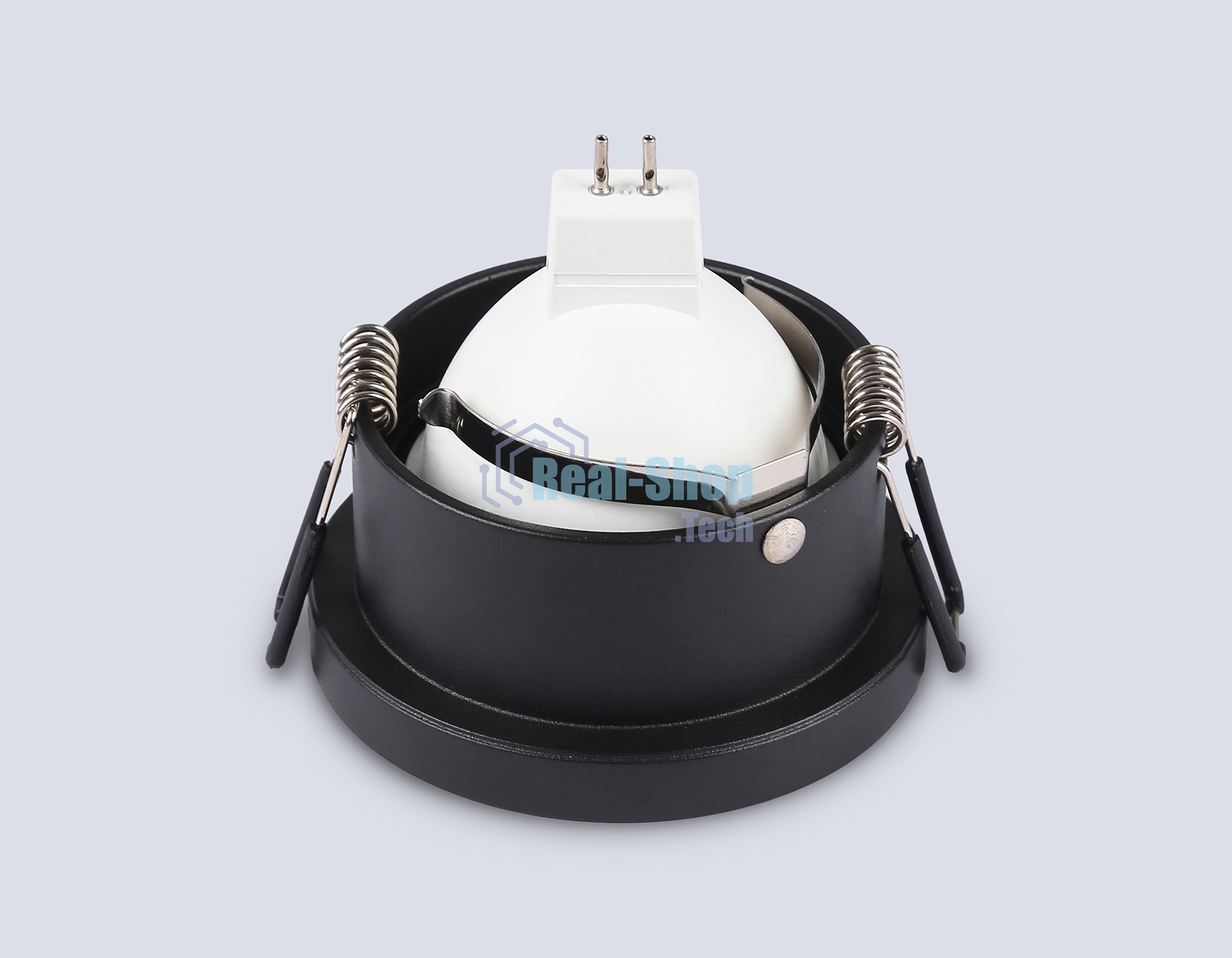 Встраиваемый точечный светильник Ambrella light TN102802 BK черный GU5.3 D71*34