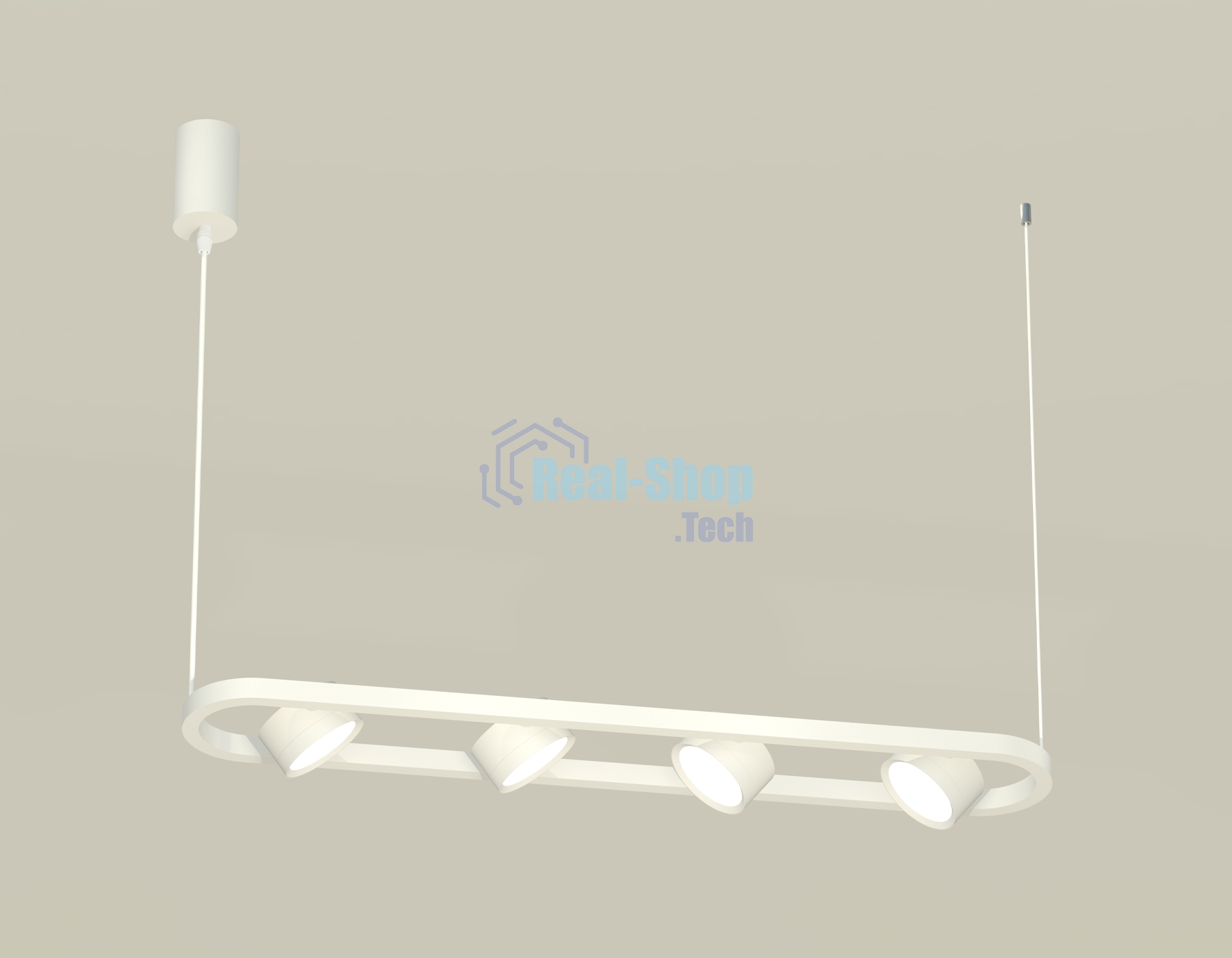 Светильник Ambrella light XB9163100/4 SWH белый песок GX53 (C9163, N8112)