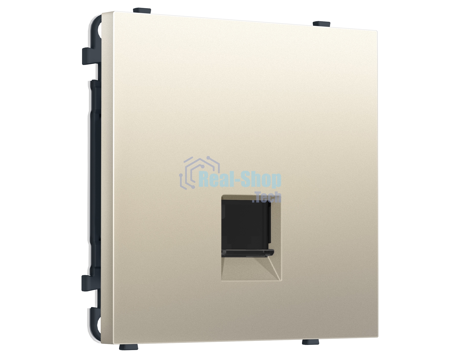 Комплект механизма компьютерной розетки SIGMA Шёлк RJ-45 экранированной с/ш QUANT PRO (SP5520, PR185)