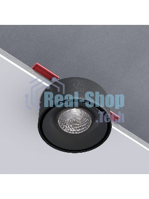25095/LED / светильник встраиваемый светодиодный / черный