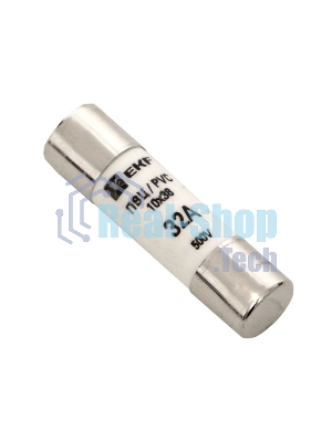 Вставка плавкая цилиндрическая ПВЦ 10х38 32А EKF pvc-10x38-32