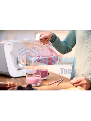 Кухонный комбайн Bosch MUM58720 1000Вт красный/серебристый