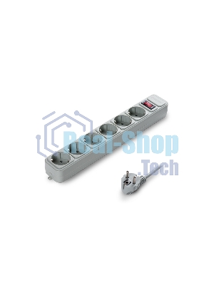 Сетевой фильтр ExeGate EX119388RUS SP-6-1.8G (6 розеток, 1.8 м, евровилка, серый)