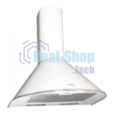 Вытяжка каминная Elikor Эпсилон 50П-430-П3Л белый/серебристый, 50 см, 430 куб. м/ч, 54 дБ