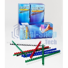 Пружины для переплета пластиковые Office Kit 12мм (на 71-90 листов) черный (100шт) (BP2030)