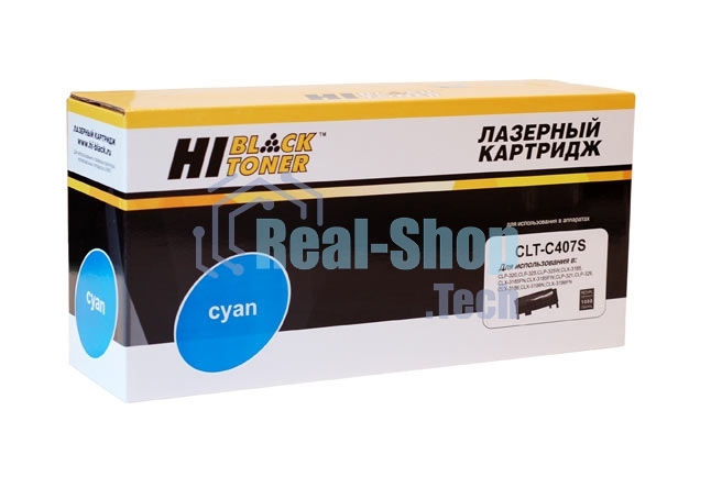 Расходные материалы Hi-Black CLT-C407S(CLP320/325C) Картридж для Samsung CLP320/320N/CLX-3185/3185N/FN C с чипом