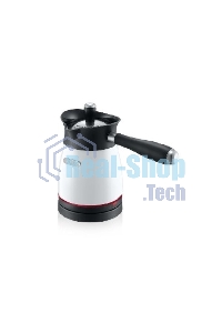 Электрическая турка Centek CT-1080 W (белый) 0.5л, 1000Вт, нерж.сталь, съемная мягкая ручка, крышка