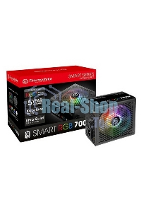 Блок питания Thermaltake Smart RGb (PS-SPR-0700NHSAWE-1), 700Вт, 80 PLUS, 120мм, черный