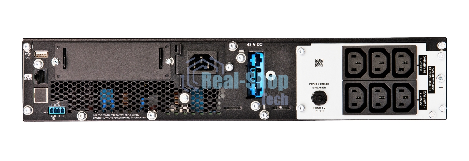 Источник бесперебойного питания APC Smart-UPS SRT SRT1500RMXLI 1500Вт 1500ВА черный