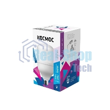 Лампа светодиодная высокомощная Космос LED 30Вт E27 6500К (переходник с E27 на E40 в комплекте)