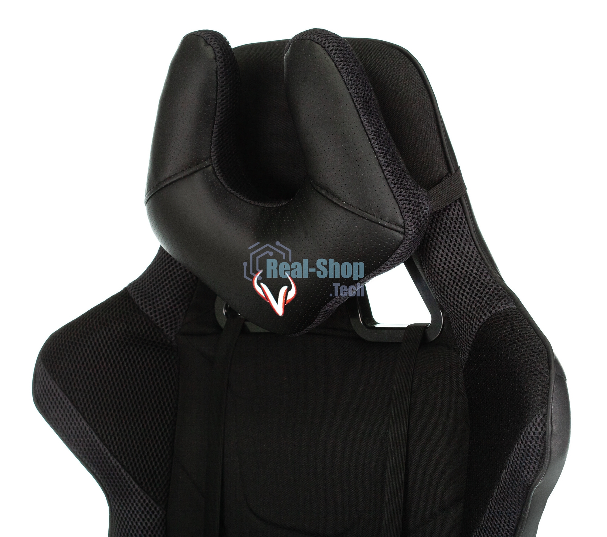 Кресло игровое Бюрократ VIKING 4 AERO BLACK EDITION черный искусст.кожа/ткань